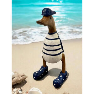 EASTER BAMBOO DUCK DECORATION IN FIVE COLORS